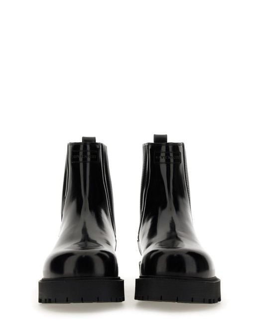Givenchy Black Leather Boot for men