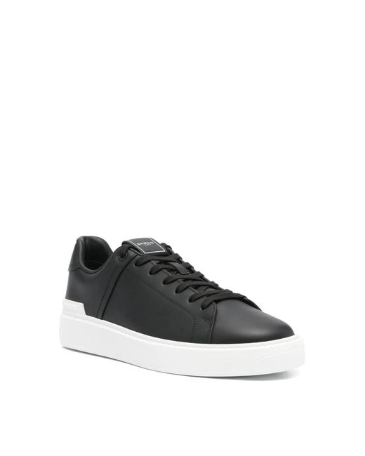 Balmain Multicolor B Court Logo Low Top Sneakers