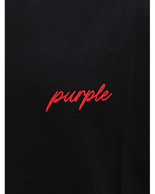 Purple Brand Black T-Shirt for men