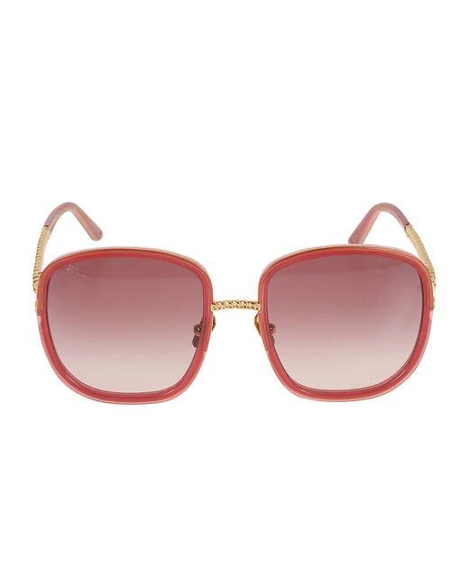 Anna Karin Karlsson Pink Lucky Love Sunglasses