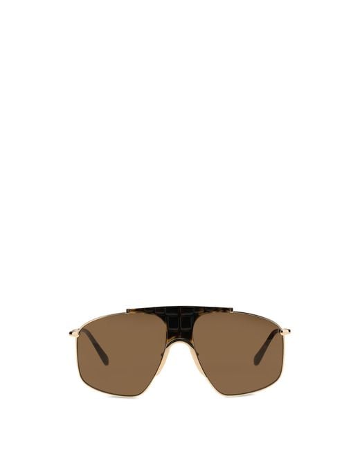 Alaïa Natural Sunglasses Square Aviator Metal Fibers Wallets & Purses