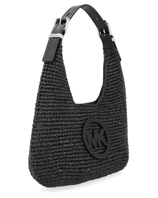 MICHAEL Michael Kors Black Hobo Bag Nolita Polypropylene Shoulder