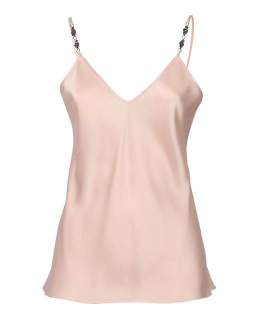 Max Mara Pink Afelio Top-Woven Waistcoat