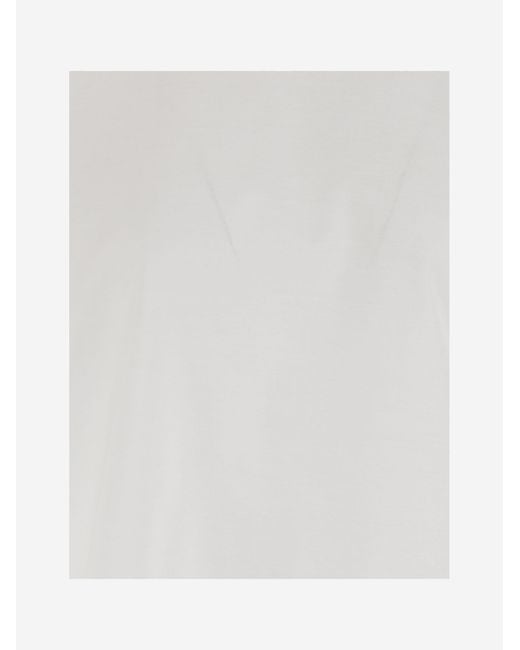 Max Mara White T-Shirt Estella Cotton T-Shirts & Jerseys