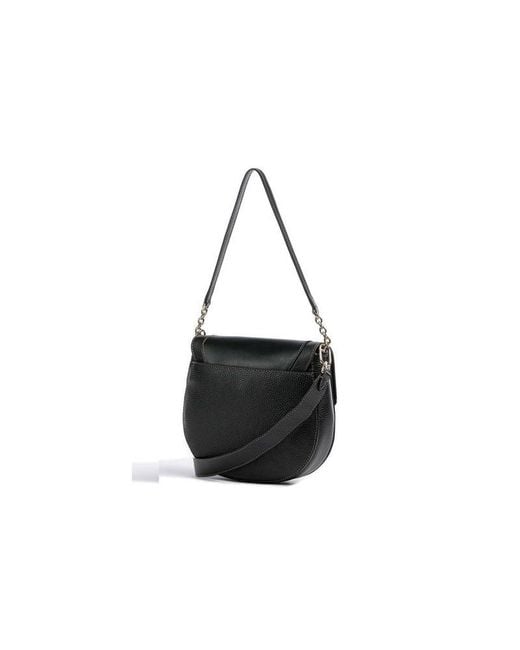 Furla Black Leather Bags Crossbody-Bags
