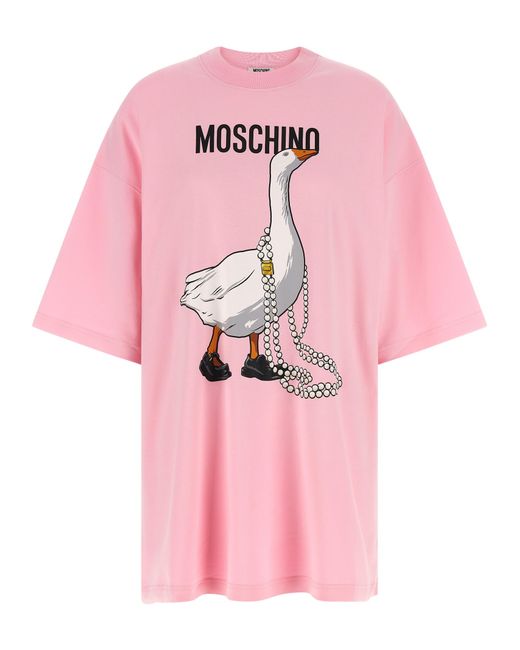 Moschino Pink 'Goose' Dress