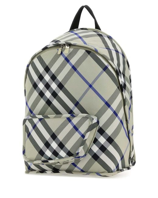 Burberry Gray Ml Shield Backpack Sm S21 for men