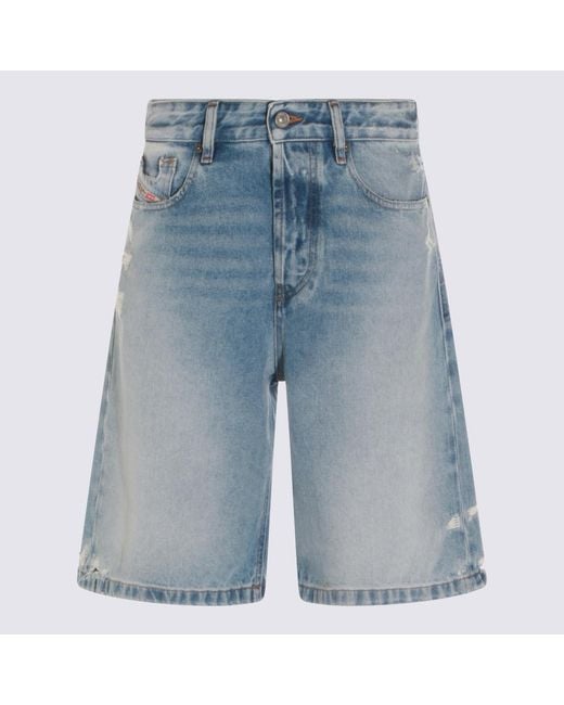 DIESEL Blue Shorts _100 Co