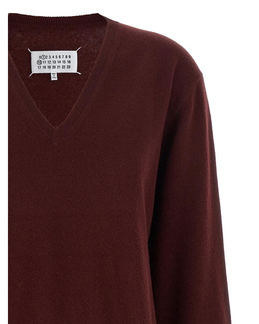 Maison Margiela Brown 'Four Stitches' Sweater