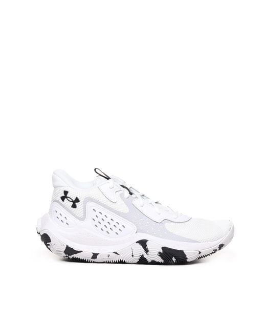 Under Armour White Ua Jet 23 Basketball Shoes for men