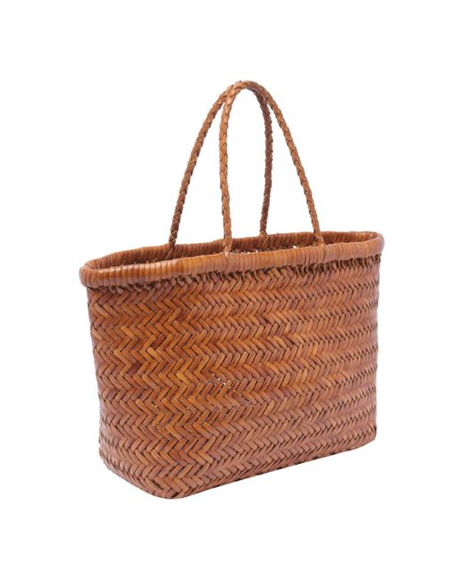 Dragon Diffusion Bamboo Triple Jump Mini Bag in Brown | Lyst
