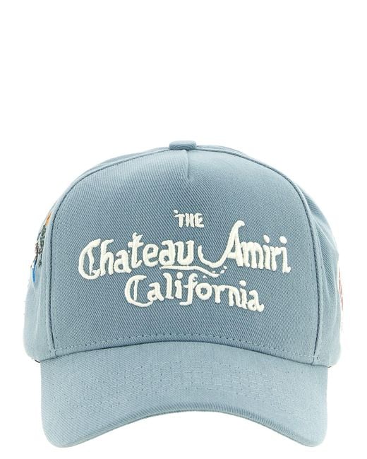 Amiri Blue 'Chateau Cap for men
