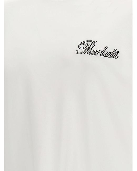 Berluti White Thabor T-Shirt for men