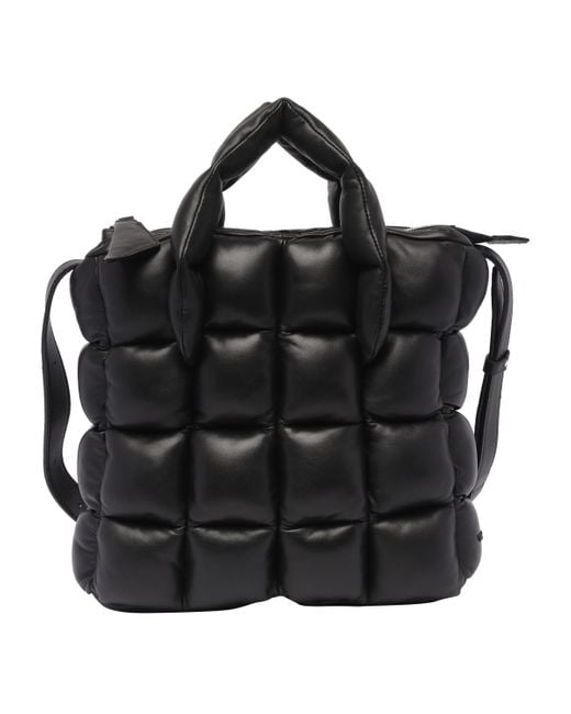 Vic Matié Black Padded Handbag