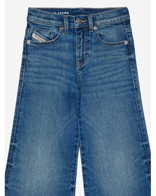 DIESEL Blue Stretch Cotton Jeans
