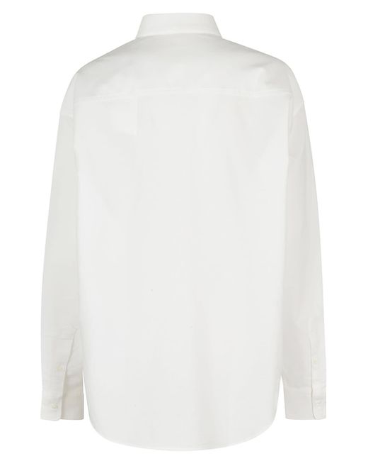 AMI White Boxy Fit Shirt