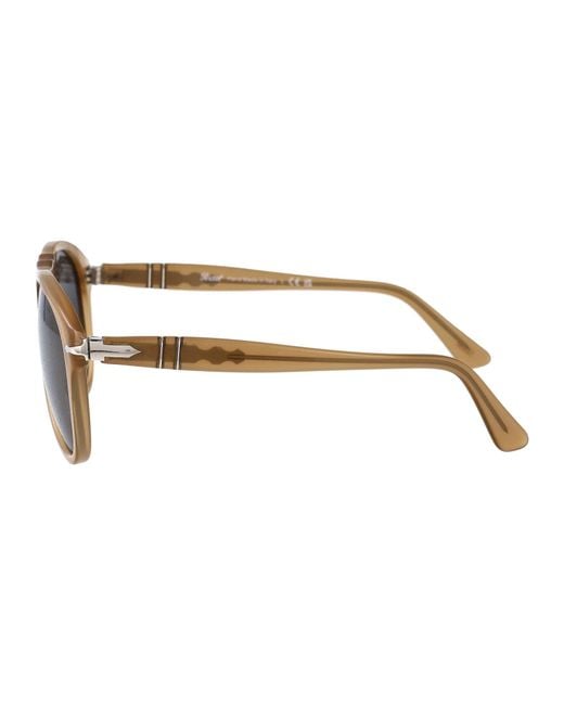 Persol Gray Pilot Sunglasses 0 Po0649 1169 B1 for men