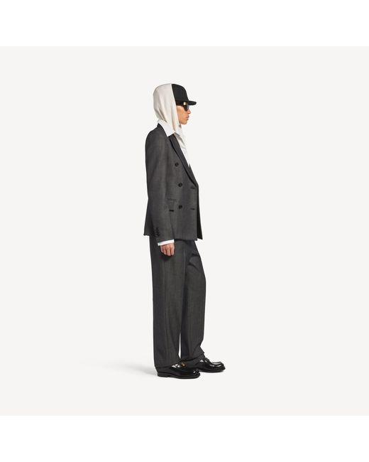 Balenciaga Black Db Tailored Jacket