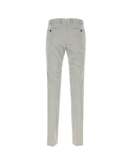 PT01 Gray Light Stretch Cotton Blend Silkochino Pant for men