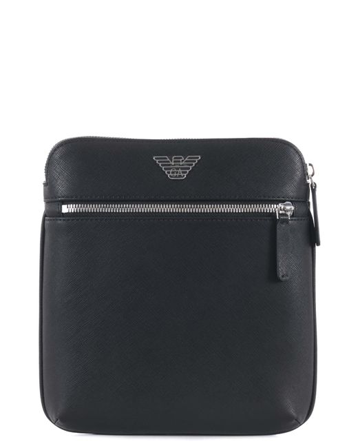 Emporio Armani Black Shoulder Bag for men
