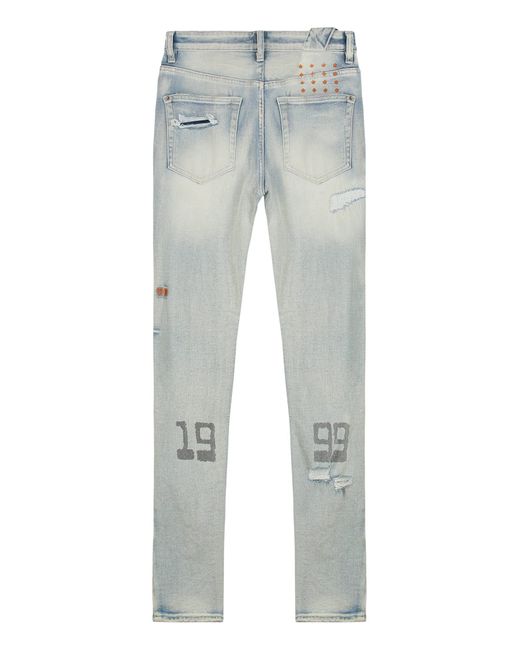 Ksubi Blue Chitch Hardcore Phase Out Skinny Jeans for men