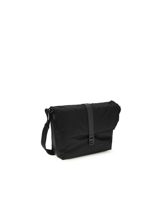 Ferragamo Black Nylon Shoulder Bag for men