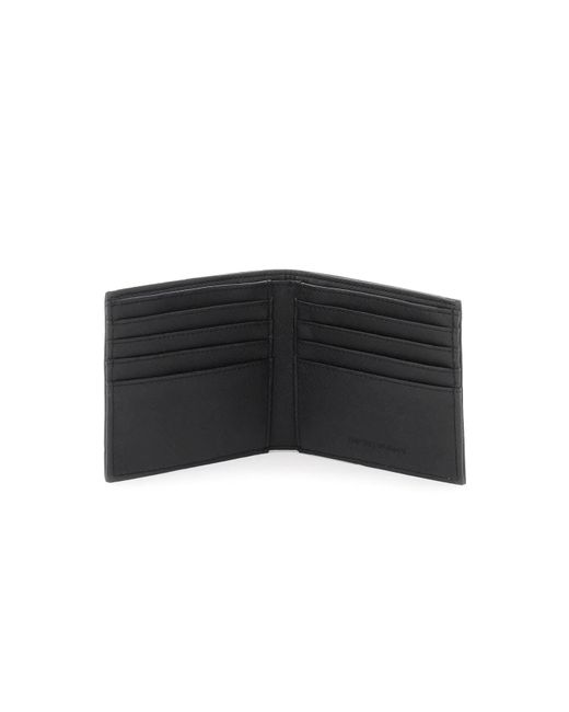 Emporio Armani Black Eagle Plaque Wallet for men
