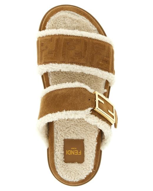 Fendi Natural Feel Sandals Calfskin Leather (Bos Taurus)