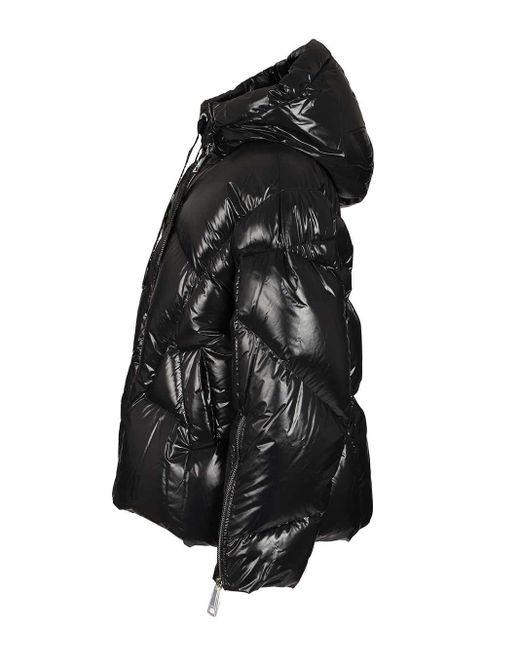 Khrisjoy Black "Iconic Milano" Down Jacket