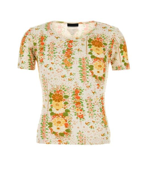 Prada Yellow T-Shirt for men