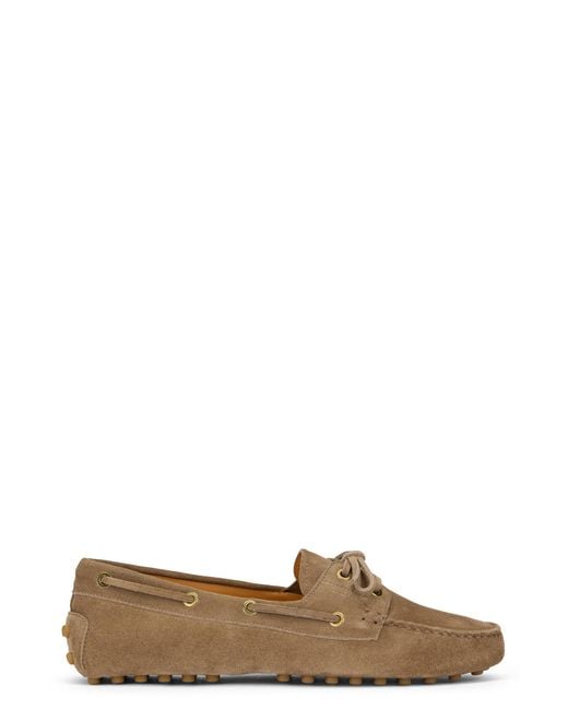 Tod's Brown Loafers Suede Calfskin