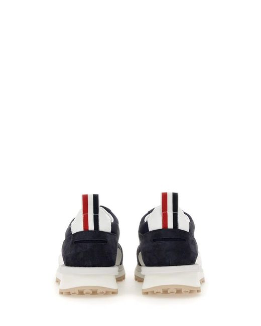 Thom Browne Blue Sneaker With Logo