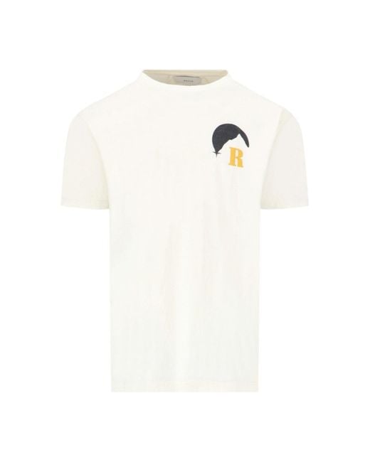 Rhude White Moonlight T-Shirt for men