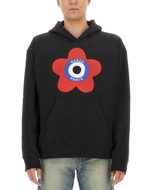 KENZO Black Target Sweatshirt for men