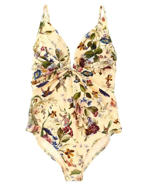 Zimmermann Metallic Patience One-Piece Swimsuit