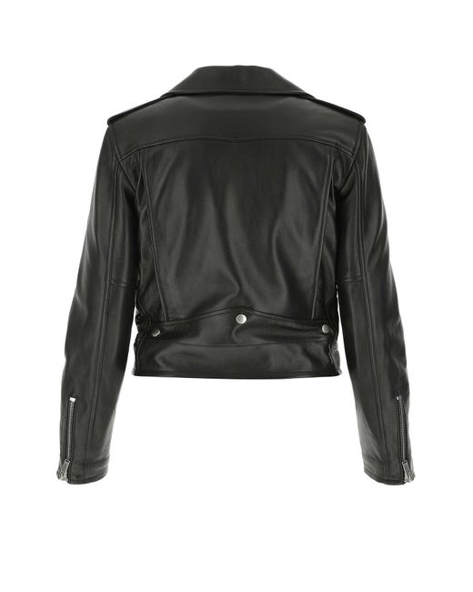 Saint Laurent Black Nappa Leather Jacket