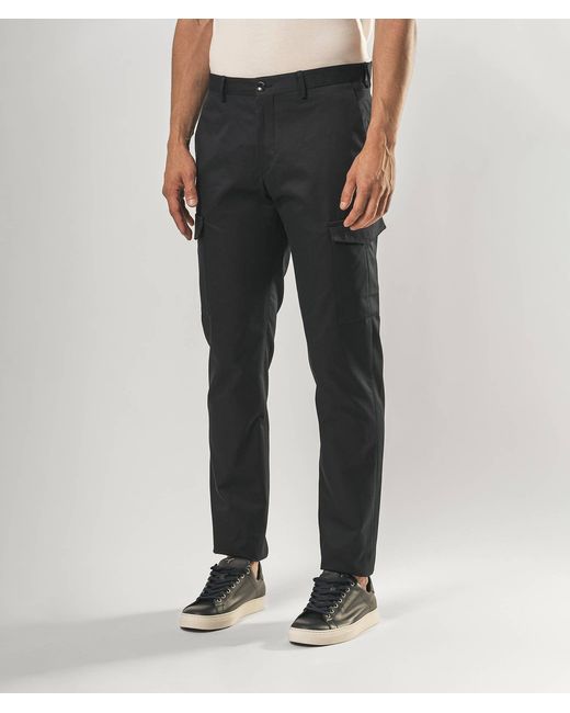 Larusmiani Blue Trousers Saltaire Pants for men