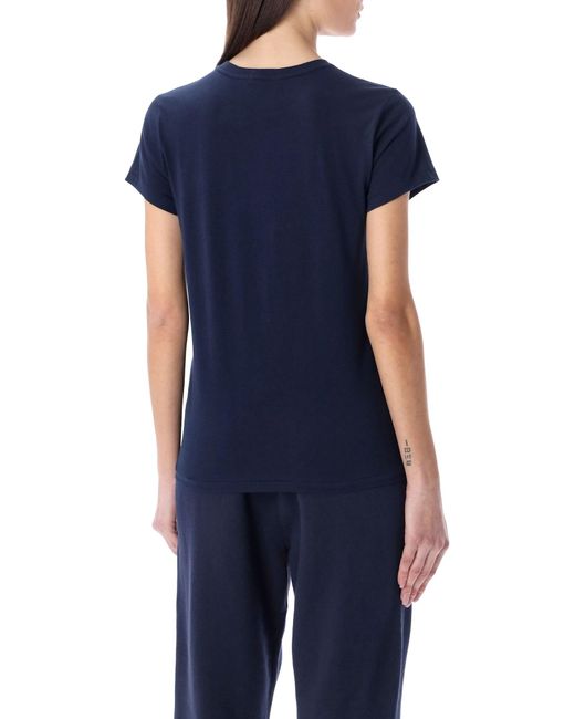 Polo Ralph Lauren Blue Classic Cotton Crewneck Tee