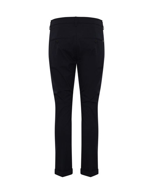 【関税&送料込】Dondup Trousers Black Dondup Gaubert Trousers in Black for Men | Lyst