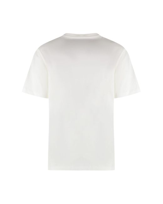 Rabanne White Cotton Crew-Neck T-Shirt