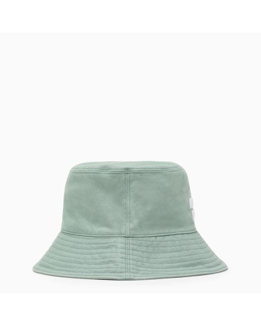 Miu Miu Green Aquamarine Cotton Bucket Hat