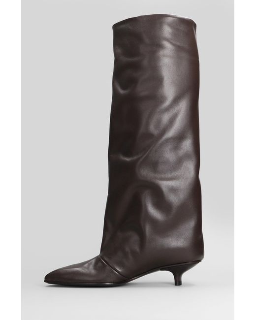 Vicini Brown Cizin 30 Low Heels Boots