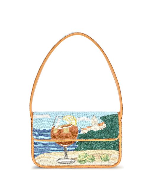 Staud Blue Shoulder Bag Tommy Rayon