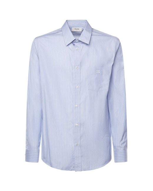 Céline Blue Shirts Cotton for men