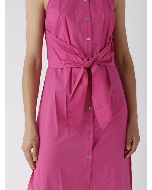 Michael Kors Pink Sleeveless Maxi Drs Dress