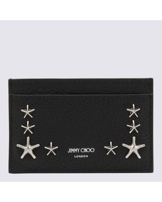 Jimmy Choo Black And Leather Wallet for men