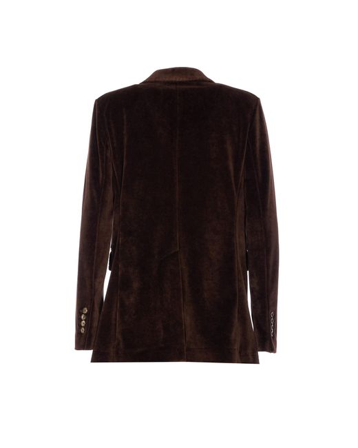Circolo 1901 Brown Single Breasted Jacket