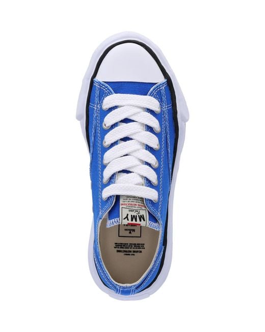 Maison Mihara Yasuhiro Blue Sneakers Upper: Cotton
