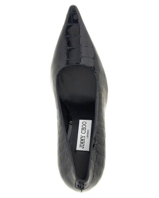 Jimmy Choo Blue Leather High Heel Pumps