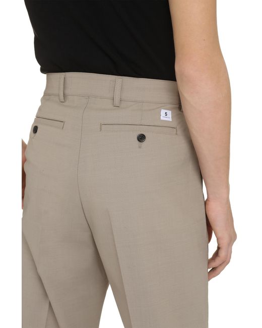 Department 5 Natural E-Motion Wool-Blend Trousers Chinos for men